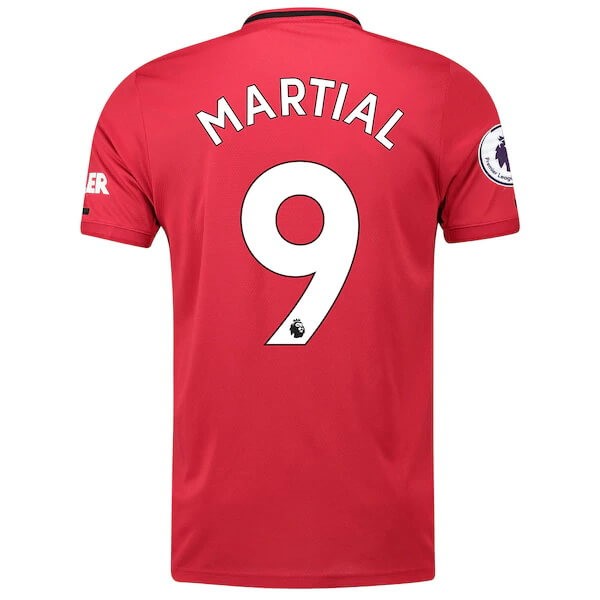 Maillot Football Manchester United NO.9 Martial Domicile 2019-20 Rouge